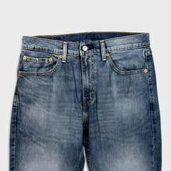 Levi's 505 Jeans Mens 32x34 Blue Regular Fit Straight Leg Faded Medium Wash Denim Pants