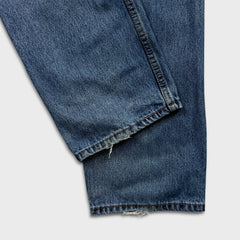 Levi's 505 Jeans Mens 34x30 Blue Regular Fit Straight Leg Medium Wash Denim Pants