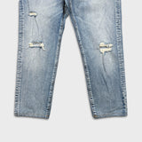 Levi's Hi Ball Jeans Mens 36x27 Blue Regular Fit Distressed Light Wash Denim Pants