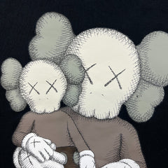 FW23 KAWS x Uniqlo UT Short Sleeve Graphic T Shirt Mens XL Black Companion Tee