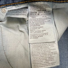 Levi's 505 Jeans Mens 34x30 Blue Regular Fit Straight Leg Medium Wash Denim Pants