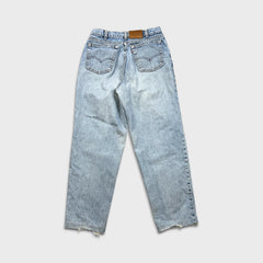 Vintage 90s Levi's 532 Jeans Mens 32x27 Blue Relaxed Taper Leg Light Wash Denim Pants