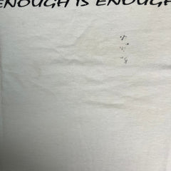Vintage 1994 Sports Fans On Strike T Shirt Mens Large White Enough Is Enough Tee