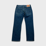 Levi's 501 Jeans Mens 34x30 Blue Original Fit Straight Leg Dark Wash Denim Pants