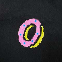 Odd Future T Shirt Mens Medium Black Donut Graphic Short Sleeve Rap Tee