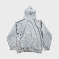 Vintage 90s Champion Hoodie Mens Large Gray Script Pullover Hooded Sweater