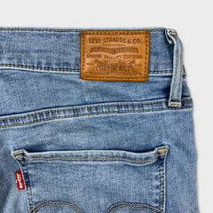 Levi's 720 Jeans Womens 30x30 Blue High Rise Super Skinny Faded Slim Leg Denim Pants
