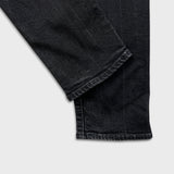 Levi's 512 Jeans Mens 31x26 Black Slim Taper Leg Dark Wash Mid Rise Stretch Denim Pants