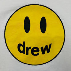 Drew House Mascot T Shirt Mens XL White Smiley Face Justin Bieber Graphic Tee