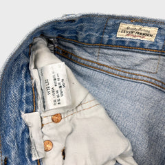 Levi's 501 '93 Jeans Mens 32x32 Blue Original Fit Straight Light Wash Distressed Pants