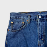 Levi's 505 Jeans Mens 33x30 Blue Regular Fit Straight Leg Medium Wash Denim Pants