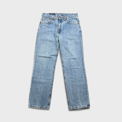 Vintage 90s Levi's 516 Jeans Mens 32x30 Blue Slim Fit Straight Leg Light Wash Denim Pants