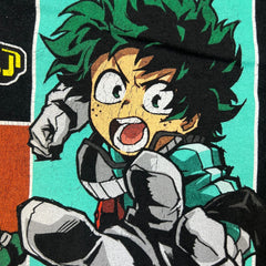 My Hero Academia T Shirt Mens XL Black Izuku Midoriya Graphic Anime Tee