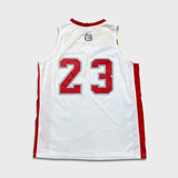 Vintage Y2K Nike North Toronto Huskies #23 Jersey Mens Medium White Basketball Team