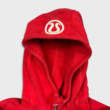 Lululemon Scuba Hoodie Womens Size 4 Red Full Zip Sports Hooded Sweater