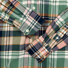 Polo Ralph Lauren Plaid Shirt Mens XL Green Button Up Preppy Long Sleeve