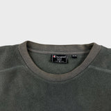 Vintage 90s Champion Fleece Mens Medium Gray Sportswear Pullover Jacket