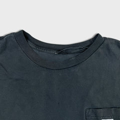 Vintage Carhartt T Shirt Mens XL Black Workwear Faded Short Sleeve Pocket Tee