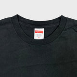 Supreme x Hanes Blank T Shirt Mens Medium Black USA Short Sleeve Tee