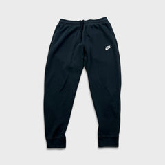 Nike Sportswear Sweatpants Mens Large Black Swoosh Taper Leg Jogger