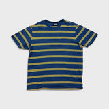 Patagonia Pocket T Shirt Mens Medium Blue Striped Lightweight Short Sleeve Tee