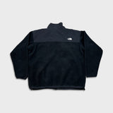 Vintage 90s The North Face Denali Fleece Jacket Mens 2XL Black Polartec Full Zip