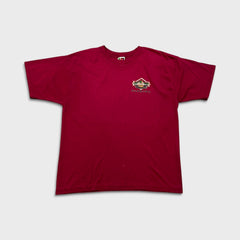 Vintage 90s Florida Sailing T Shirt Mens Large Red Retro Souvenir Sailboat Tee