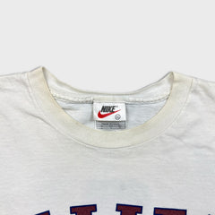 Vintage 90s Nike Sportswear T Shirt Mens XL White Swoosh USA Short Sleeve Tee