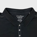 Tommy Bahama Polo Shirt Mens 3XL Black Island Zone Supima Short Sleeve