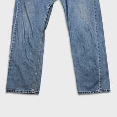 Vintage Y2K Levi's 505 Jeans Mens 36x30 Blue Regular Straight Fit Light Wash Denim Pants