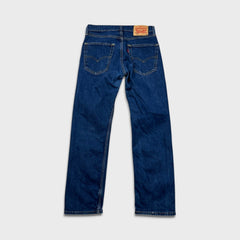 Levi's 505 Jeans Mens 30x30 Blue Regular Fit Straight Leg Medium Wash Denim Pants