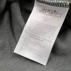 Carhartt T Shirt Mens XL Gray Loose Fit Workwear Faded Short Sleeve Pocket Tee