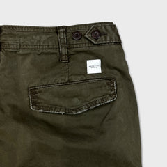 American Eagle Pants Mens 30x30 Green Flex Faded Taper Leg Trousers Cargo