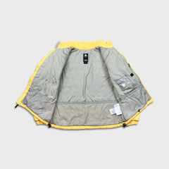 Nike Sportswear ACG Jacket Mens Small Yellow Swoosh Level 3 Outer Layer Quilted
