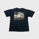 Vintage 90s Bulletin Molson Canadian Beer T Shirt Mens Large Black Faded Tee