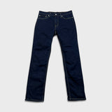Levi's 511 Jeans Mens 33x32 Blue Slim Fit Mid Rise Dark Wash Stretch Denim Pants