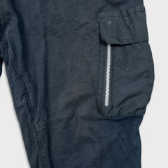 Nike Sportswear Sweatpants Mens XL Black Faded Taper Leg Cargo Jogger