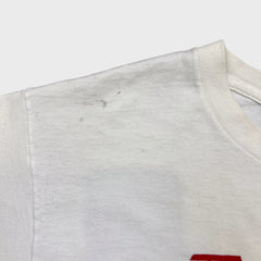 Vintage Y2K Tim Hortons T Shirt Mens Large White Family Bicycle Ride For Charity Tee