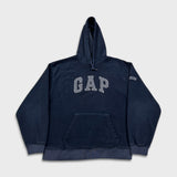 Vintage 90s Gap Fleece Mens Large Blue Spell Out Outdoor Pullover Jacket