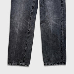 Levi's 501 '90s Style Jeans Womens 24x30 Black Original Fit Straight Dark Wash Denim Pants