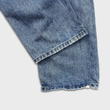 Levi’s 514 Jeans Mens 34x32 Blue Slim Straight Fit Light Wash Distressed Denim Pants