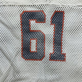 Vintage 70s Saxon Athletic Football Jersey Mens XL White USA Mesh #61