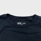 FW23 KAWS x Uniqlo UT Short Sleeve Graphic T Shirt Youth XS Black Companion Tee