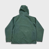 Lululemon Textured Spacer Pullover Hoodie Mens Large Green Hooded Sweater