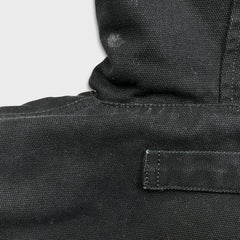 Dickies Heavy Jacket Mens Medium Black Canvas Outdoor Workwear Full Zip Coat