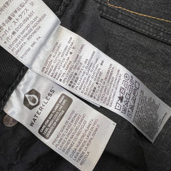 Levi's 514 Jeans Mens 28x30 Black Slim Straight Faded Dark Wash Stretch Denim Pants