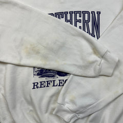 Vintage 90s Northern Reflections Animal Sweatshirt Mens Small White Geese Crewneck