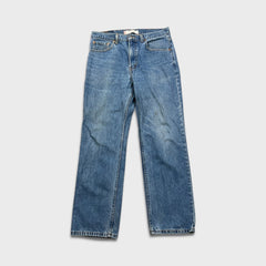 Vintage Y2K Levi's 516 Jeans Mens 34x30 Blue Slim Fit Straight Leg Light Wash Denim Pants