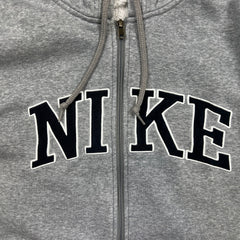 Nike Sportswear Hoodie Mens Large Gray Full Zip Hooded Sweater
