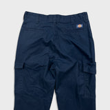 Dickies Pants Mens 32x32 Blue Flex Regular Straight Workwear Chino Cargo Trouser